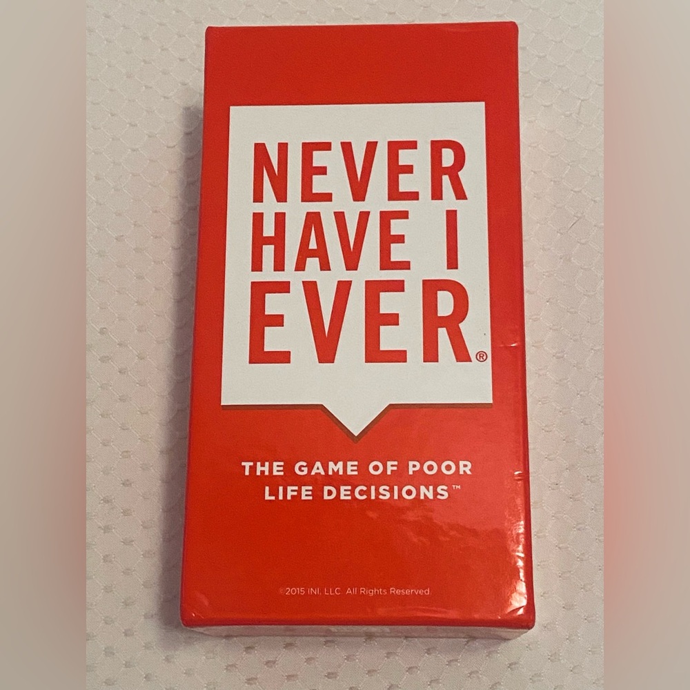 Never Have I Ever Card Game ! 
Get ready to laugh.